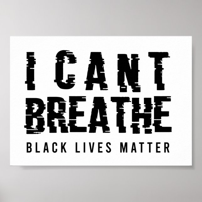 Black Lives Materie Poster (Vorne)