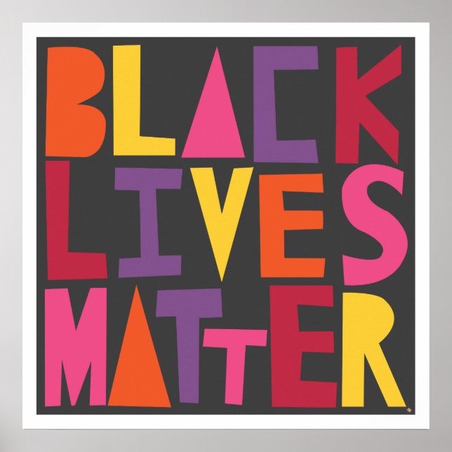 Black Lives Materie Poster (Vorne)