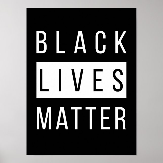 Black Lives Materie Poster (Vorne)