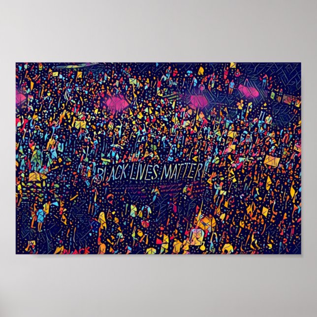 Black Lives Materie Poster (Vorne)