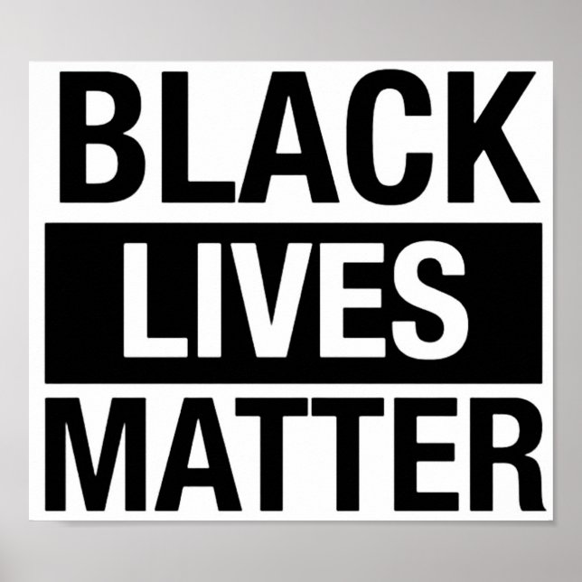 Black Lives Materie Poster (Vorne)