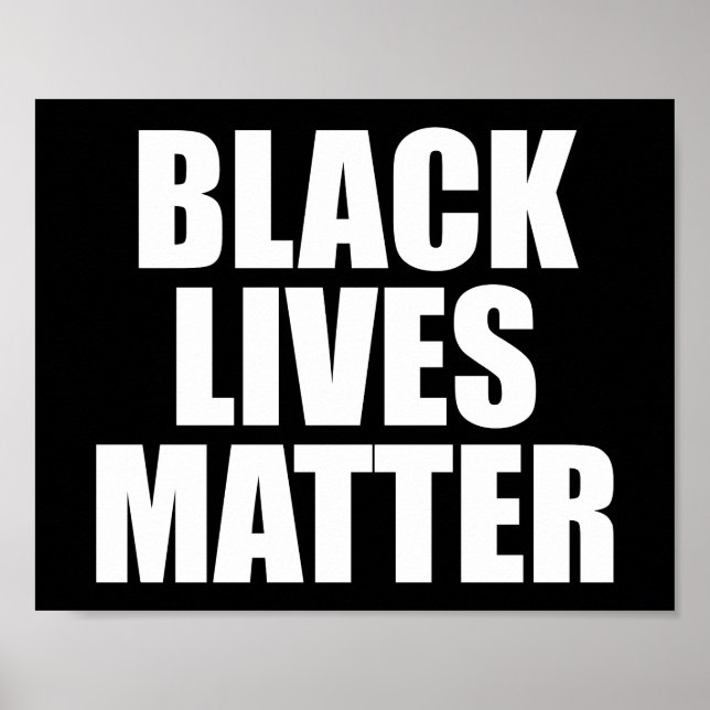Black Lives Materie Poster (Vorne)