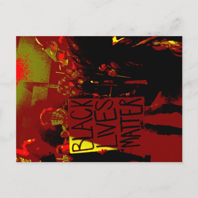 Black Lives Materie Postkarte (Vorderseite)