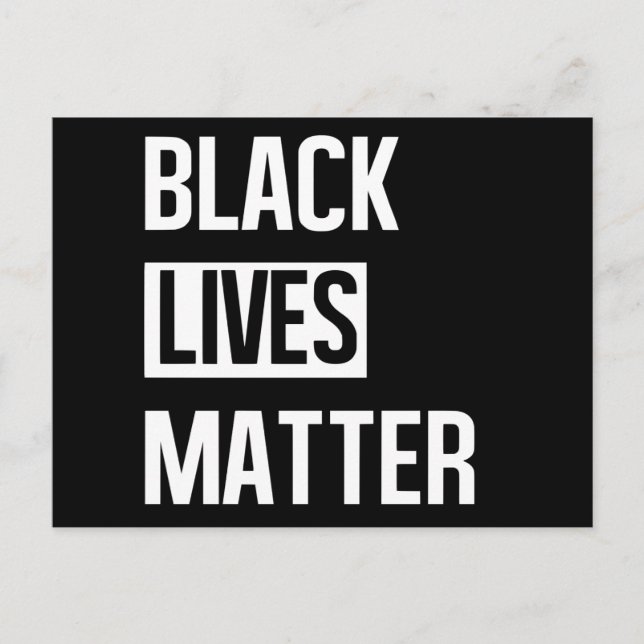 Black Lives Materie Postkarte (Vorderseite)