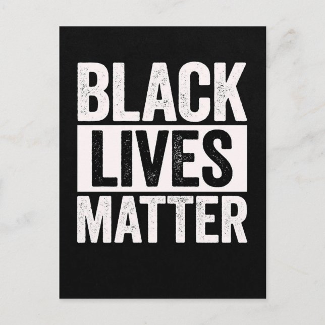 Black Lives Materie Postkarte (Vorderseite)
