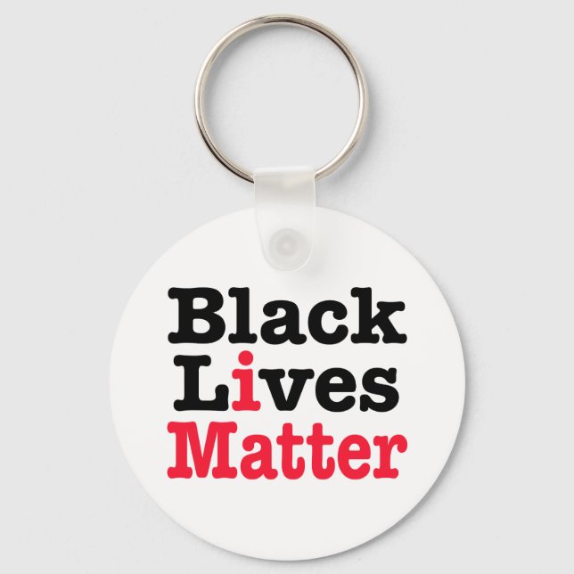 Black Lives Materie Schlüsselanhänger (Vorderseite)