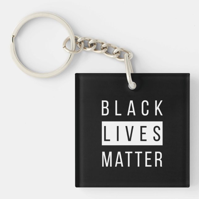 Black Lives Materie SQ Schlüsselanhänger (Vorderseite)