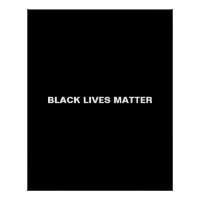 Black Lives Matt Schwarzweiß Text minimalistisch