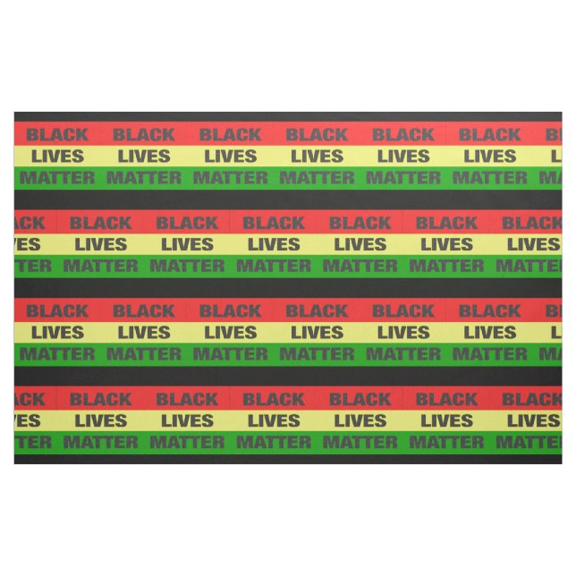 Black Lives Matte-Sondergewebe Stoff (Fat Quarter (45,7 x 55,9 cm))