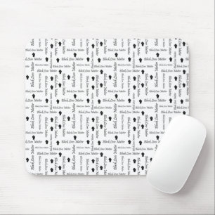 Black Lives Matter BLM afroamerikanischer Protest Mousepad