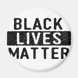 Black Lives Matter - Bold Design - Black Prix Magnet