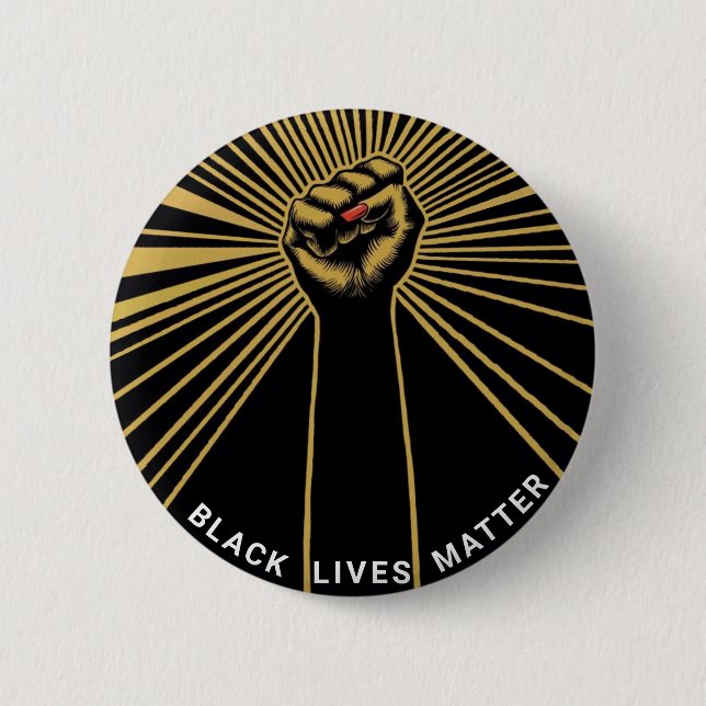 BLACK LIVES MATTER BUTTON (Vorderseite)