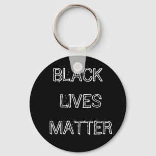 Black Lives Matter Keychain Lanyard Round Button Schlüsselanhänger