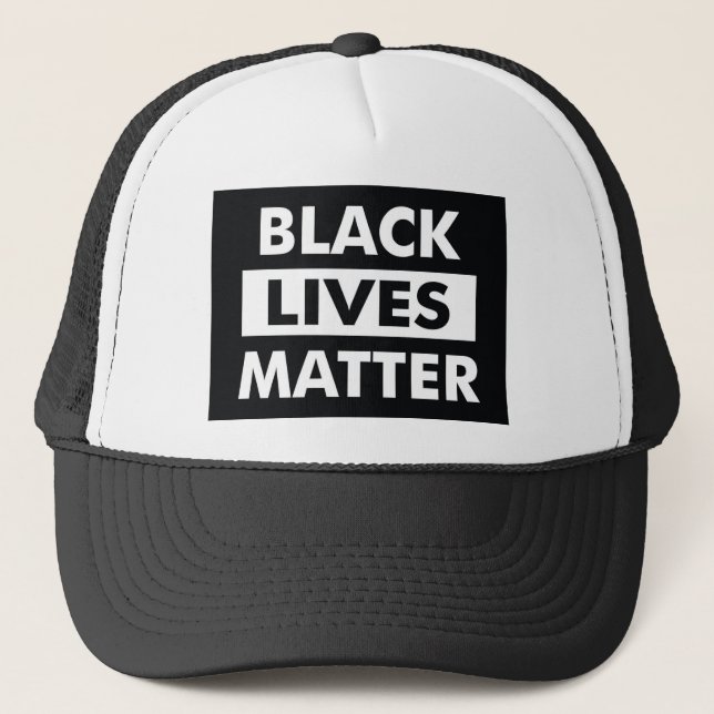 Black Lives Matter Merge Truckerkappe (Vorderseite)