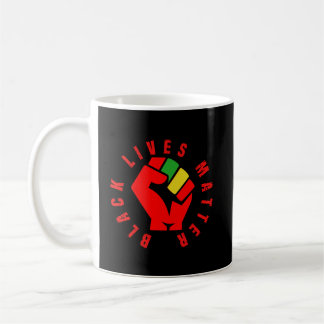 Black Lives Matter mit feinem T - Shirt Kaffeetasse