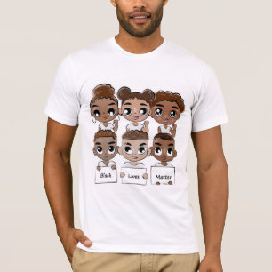 Black Lives Matter (mit Kindern, die Fäuste erweck T-Shirt