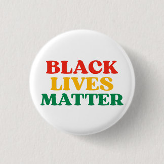 Black Lives Matter Ornament Button
