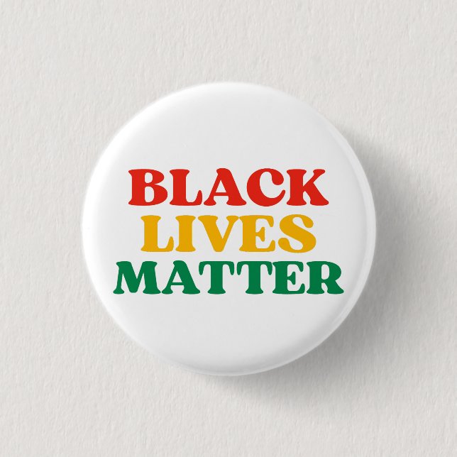 Black Lives Matter Ornament Button (Vorderseite)