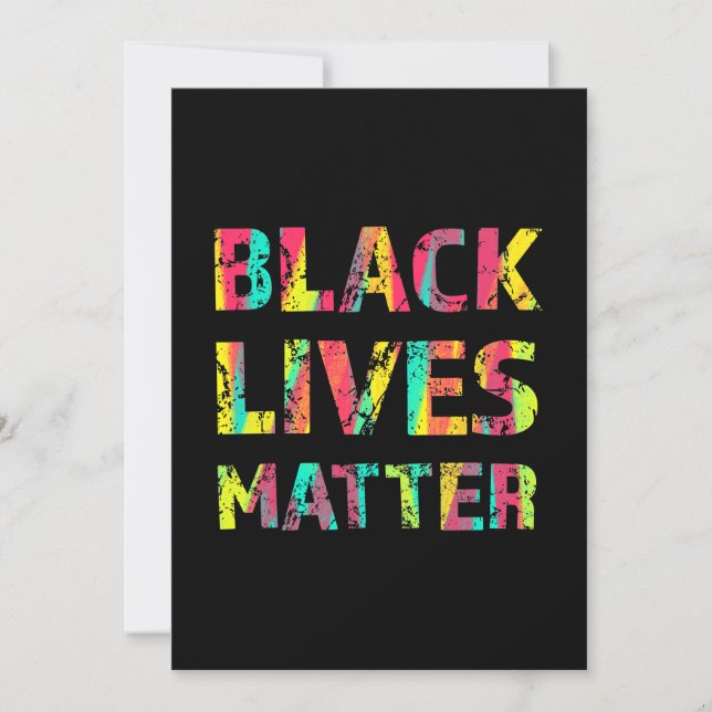 Black Lives Matter Peinture 01 Carte couleur modif (Devant)