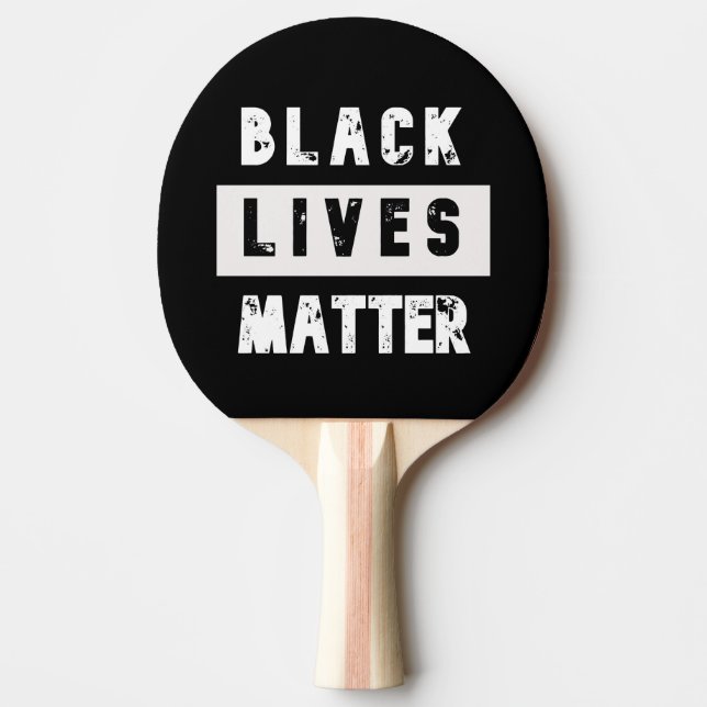 Black Lives Matter Ping Pong Paddle Tischtennis Schläger (Vorderseite)