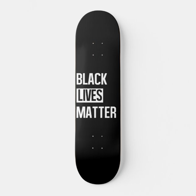 Black Lives Matter Skateboard (Vorderseite)