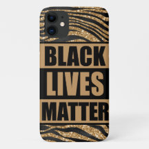 Black Lives Matter Tiger Stripe iPhone / iPad Gehä