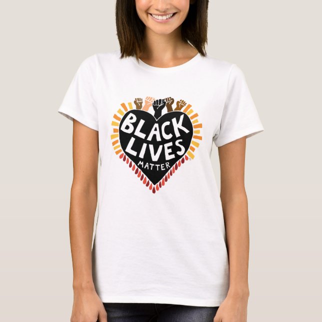 Black Lives Matter Women's T - Shirt (light) (Vorderseite)