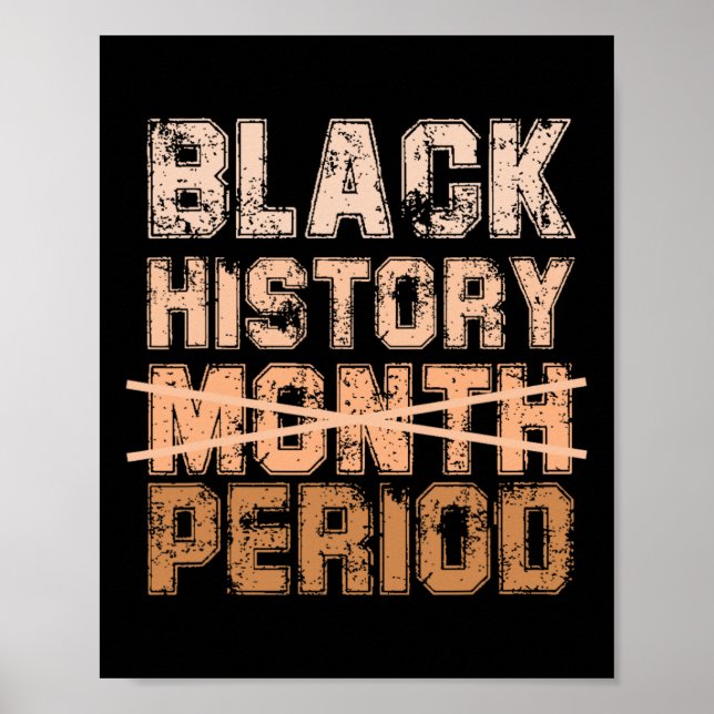 Black Lives Problem - Cooler Schwarzer Geschichtsm Poster (Vorne)