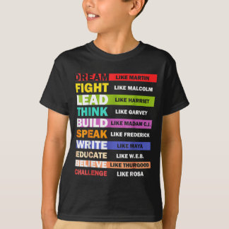 Black Lives S Schwarze Führer Black History Month  T-Shirt