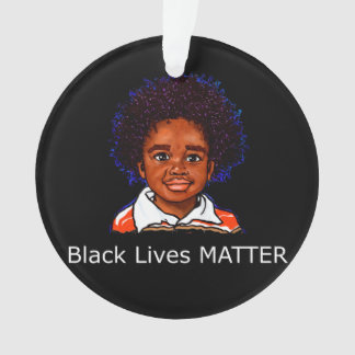 Black Living Matter Family Child Boy Rassismus Soh Ornament
