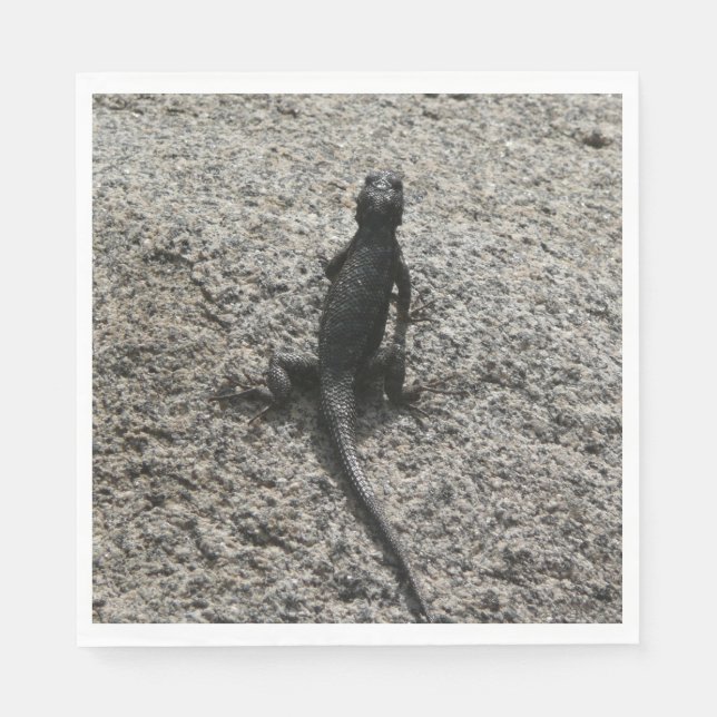 Black Lizard Serviette (Vorderseite)