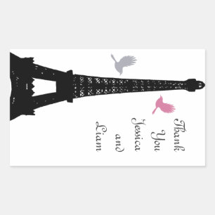 Black Love Birds Vielen Dank, dass Sie Sticker