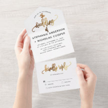 Black Love Script Typograph Gold