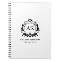 Black Luxury Crown Monogram