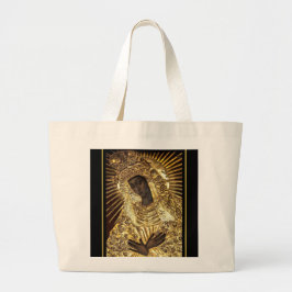 Black Madonna Jumbo Tote Bag Jumbo Stoffbeutel