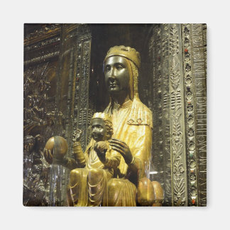 Black Madonna Montserrat Magnet