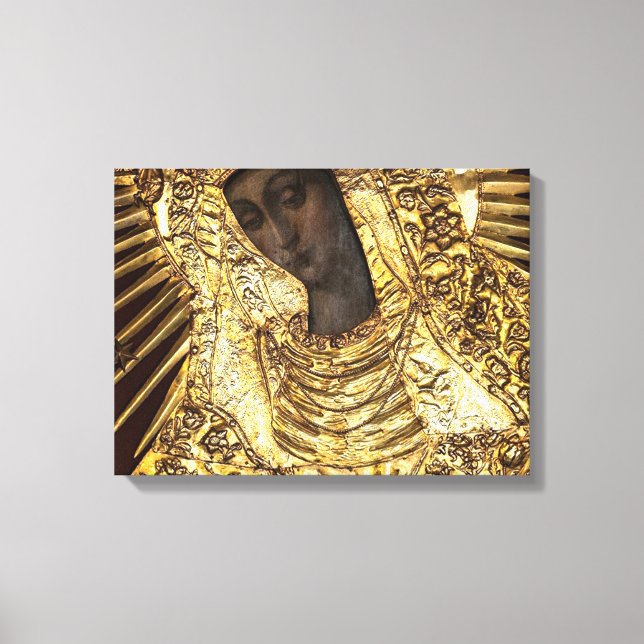 Black Madonna Poland Our Lady of Grace Of The Gate Leinwanddruck (Vorderseite)