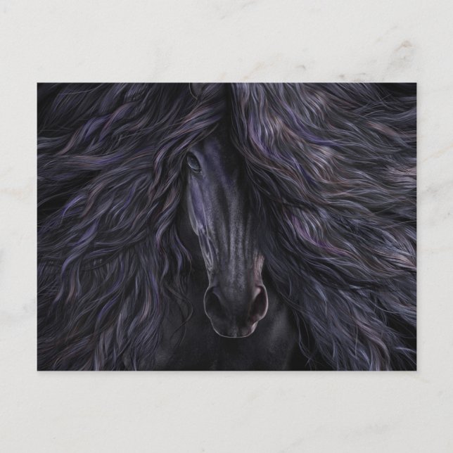 Black Magic Postcard Postkarte (Vorderseite)