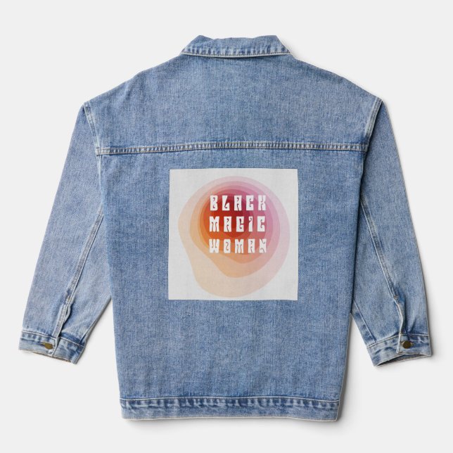Black Magic Woman Jeansjacke (Rückseite)