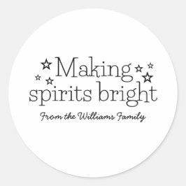 Black Making Spirituosen Helle Holiday Stickers