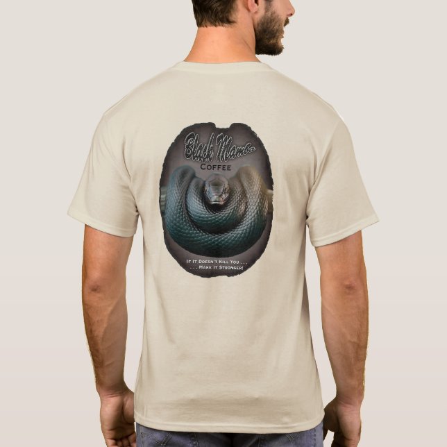 Black Mamba Coffee T Shirt (Rückseite)