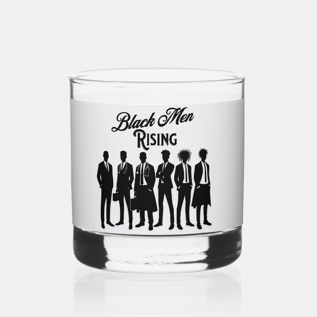 Black Man's Gift Set Whiskey Glass Whiskyglas (Vorderseite)
