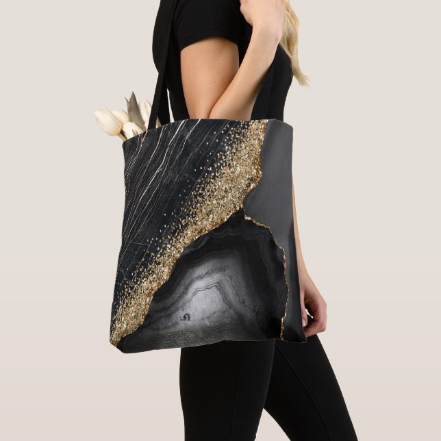 Black Marble Agate Tasche (Von Nahem)