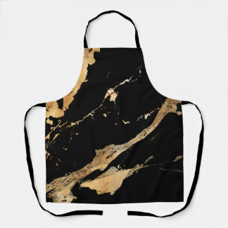 Black Marble Gold Schürze