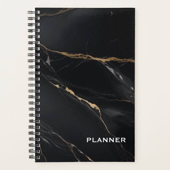 BLACK MARBLE PLANNER PLANER (Vorderseite)