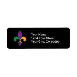 Black Mardi Gras Lilie