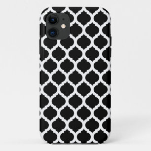 Black Marocain Motif iPhone 5 Coque