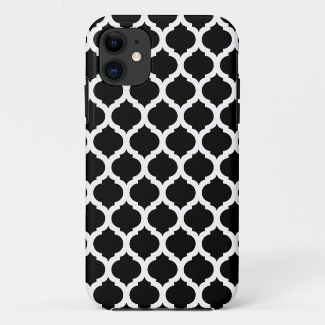 Black marokkanische Muster iPhone 5 Fall Case-Mate iPhone Hülle (Rückseite)