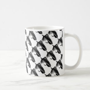 "Black Matuka" geteerte klassische Trout Fly Tasse