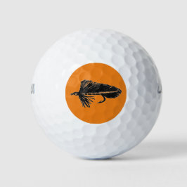 Black Matuka Streamer, Fliegenfischen, Fliegenflie Golfball